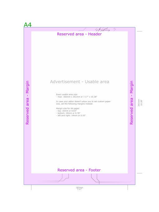 Full-Page Ads layout diagram